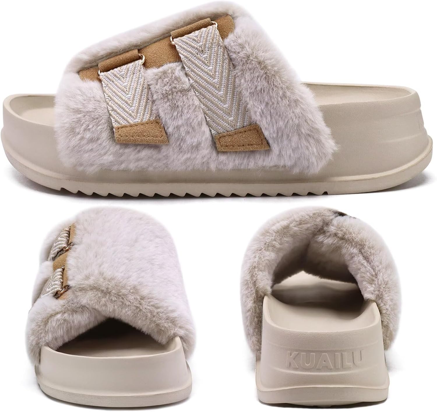 KuaiLu Women's Orthotic Arch Support Slippers