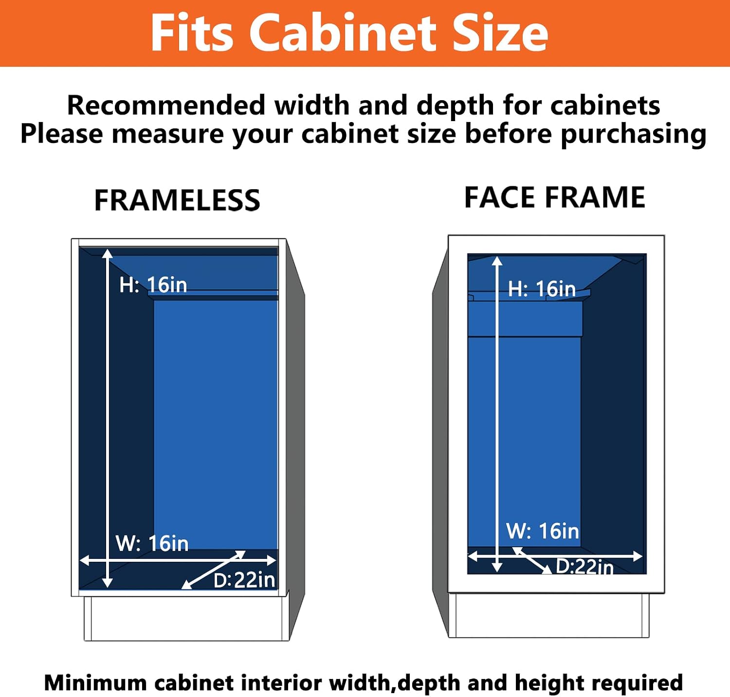 ROOMTEC Individual Pull Out Cabinet Organizer (15½" W x 21½" D), 2 Tier Spice Rack Organizer for Cabinet, Slide Out Drawer Pantry Shelf Organization and Storage for Kitchen Bathroom image 4