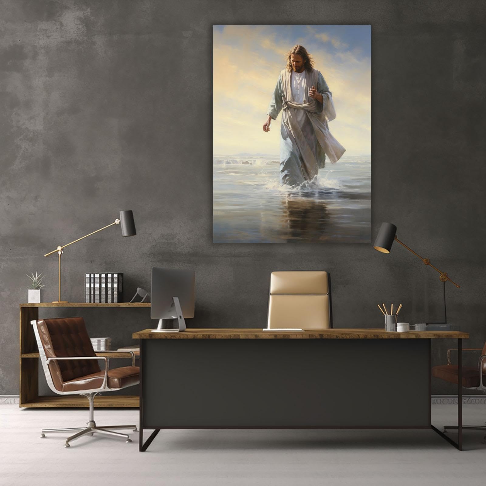 La Casa Che Guarisce Quadro Su Tela XXL - Gesù Guarisce La Donna,  Decorazione Boho Chic Per La Casa è Così Che Guarisci, image size:1600x1600