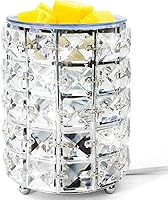 Vista 1 de STRN Calentador de cera de cristal, quemador eléctrico de cera para cubos de cera, regalos del día de San Valentín, decoración de fragancia