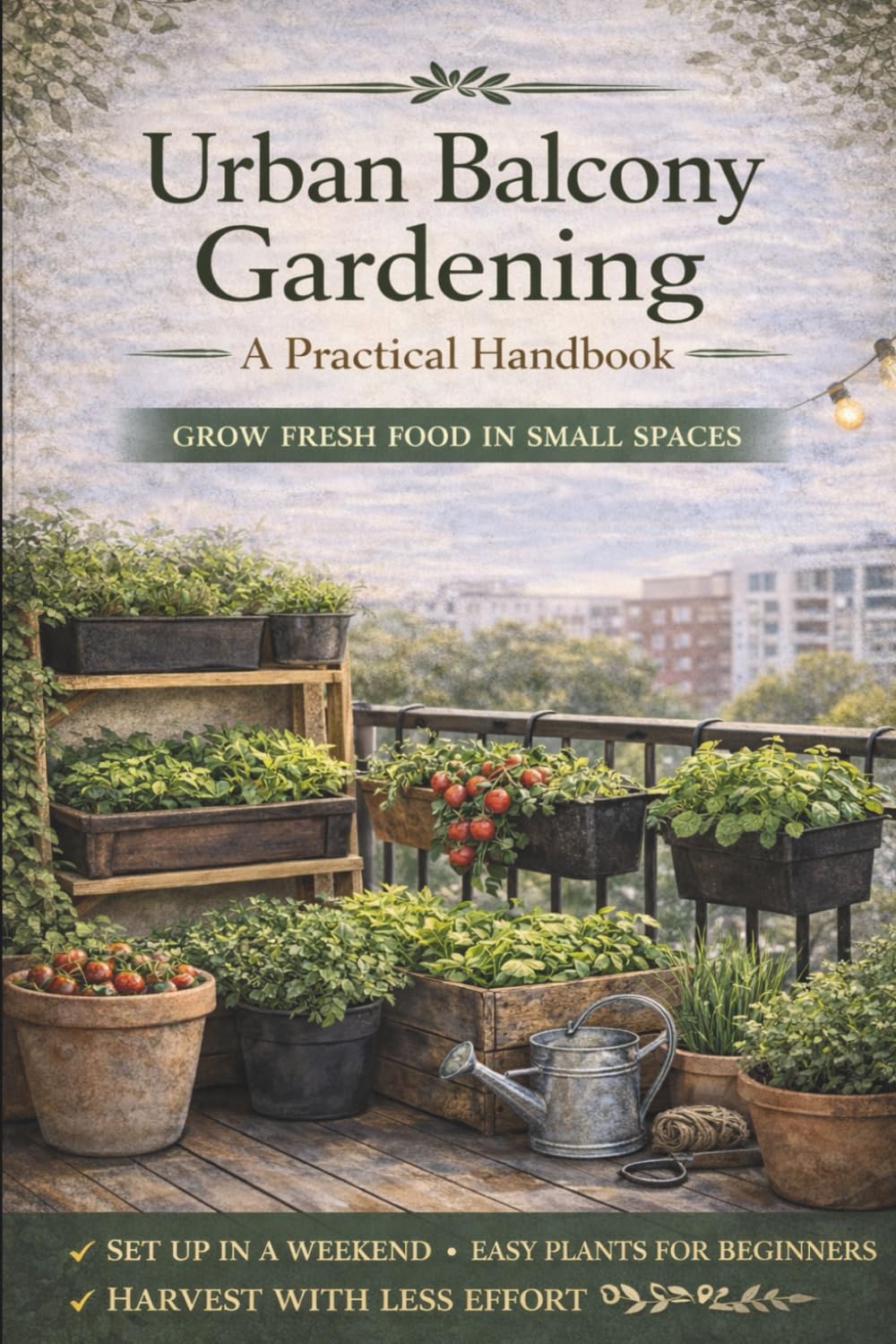 Urban Balcony Gardening: A Practical Beginner’s Guide to Growing Herbs and Vegetables in Containers