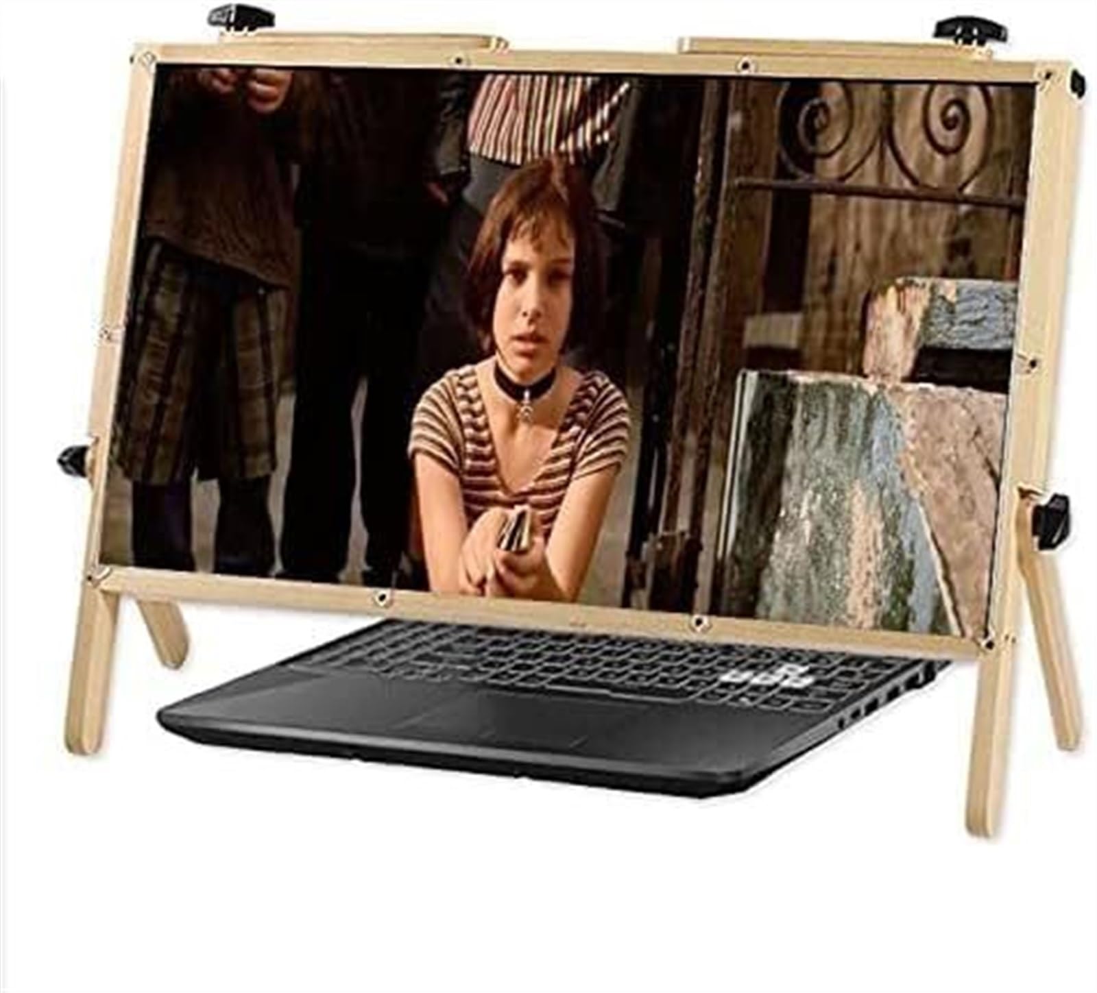 Lupa ekranowa do tabletów Okulary powiększające ekran powiększający do laptopa najnowsza wersja, 22 Cal blokujące niebieskie światło ochraniacz ekranu laptopa, 3-5D Lupa ekranowa HD
