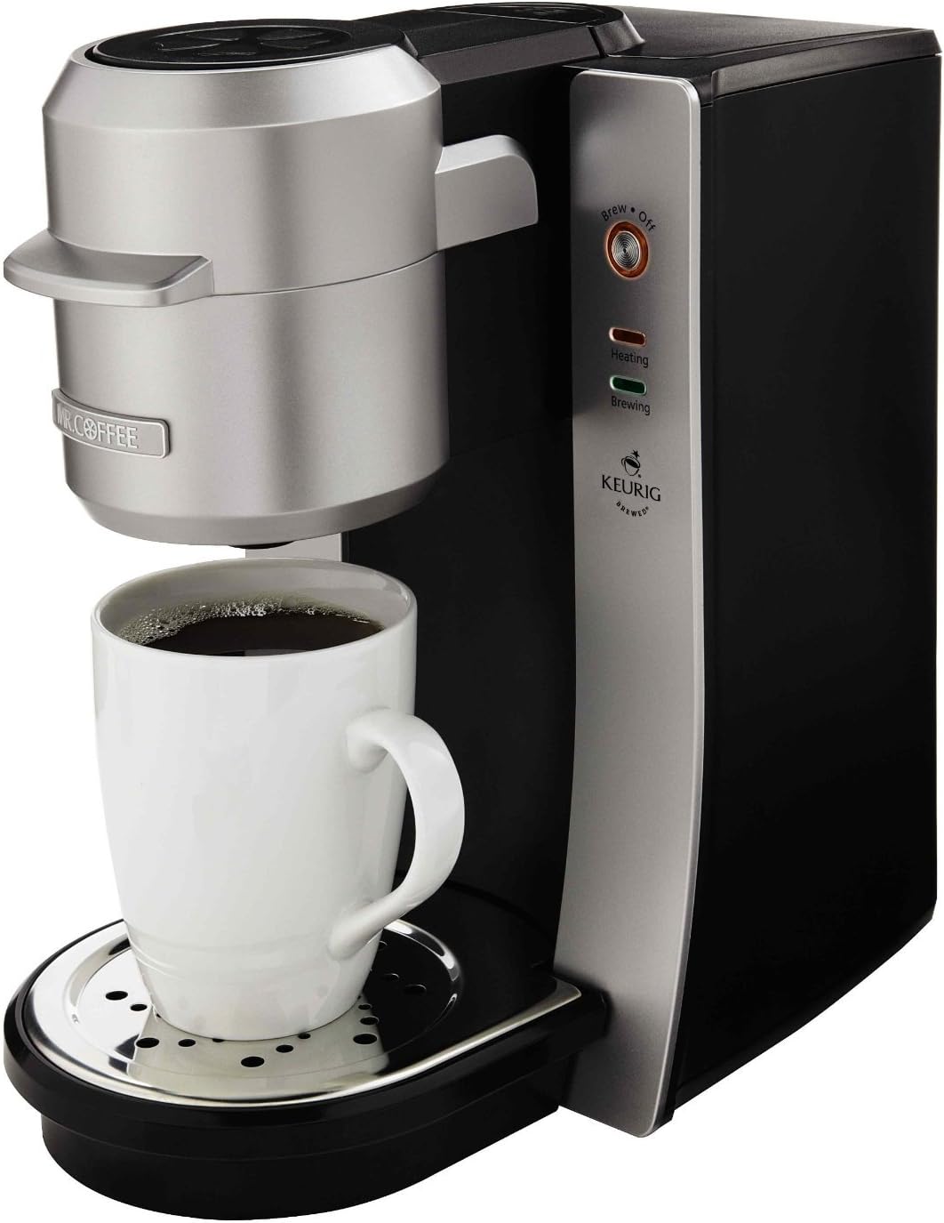Mr. Coffee BVMC-KG2-001 Single Serve Coffee Maker, Silver