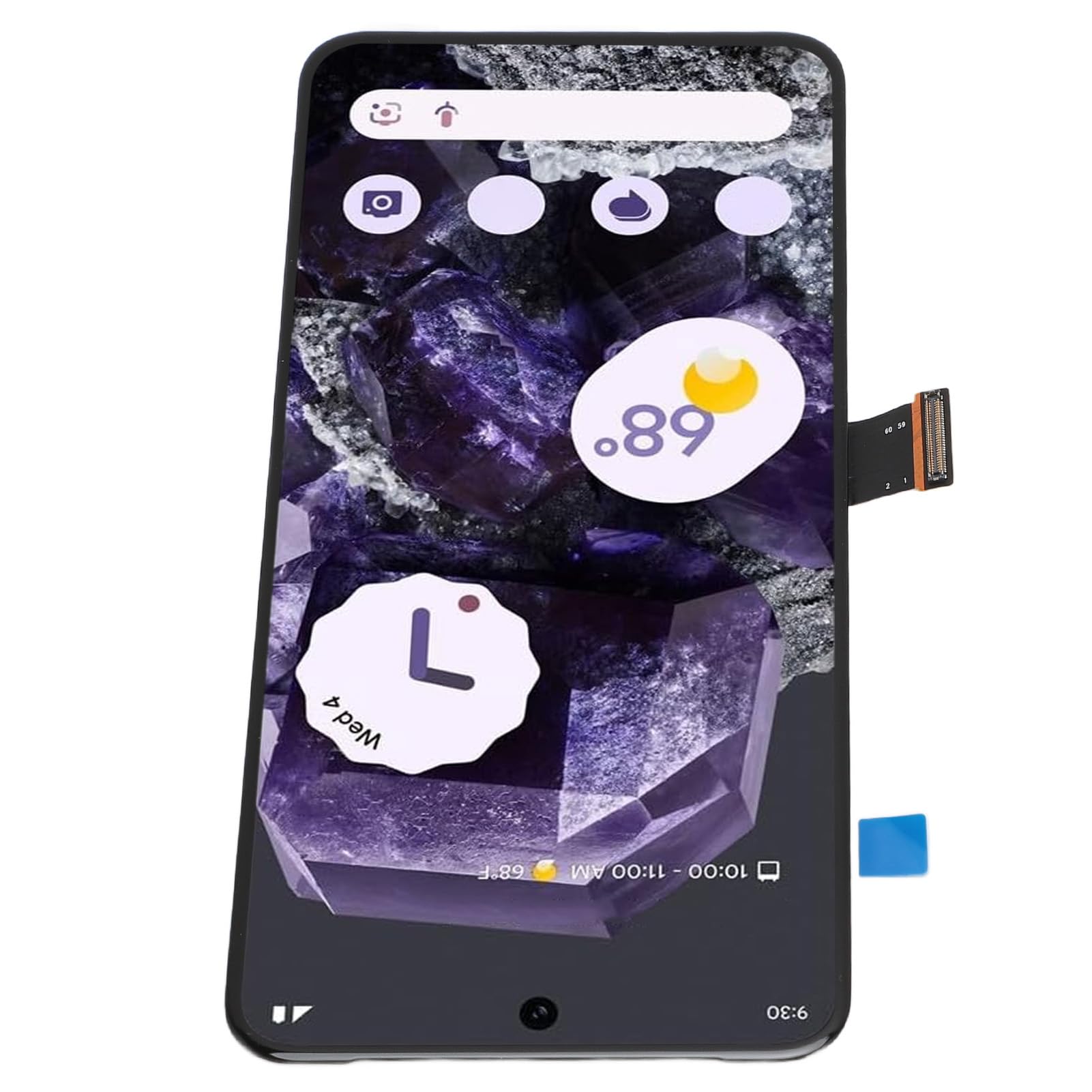 Bewinner Bildschirm-Ersatz für 8 5G GKWS6 G9BQD 6,2-Zoll-Touchscreen-Digitizer-Baugruppe mit Fingerabdruck-Unterstützung, 3D-Touch- und Reparatur-Tool-Kit
