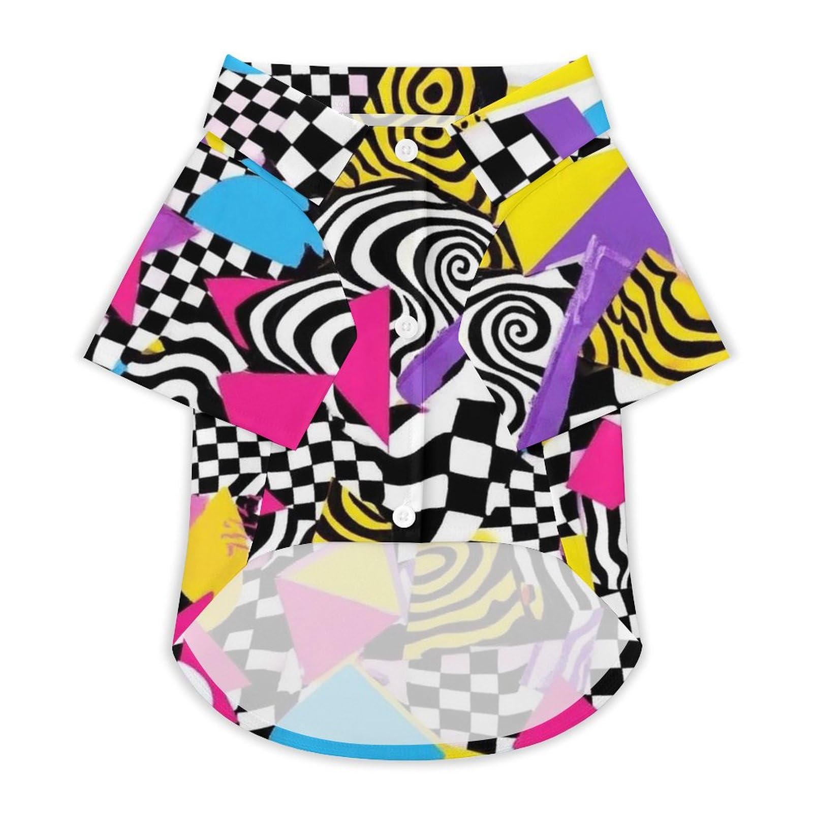 Soft Cat Shirt, Pet Breathable Clothes, Dog Tank Tops Compatible with Black Retro 80s 90s Pet Cute Dress Decor for Small Medium Large Dog and Cat