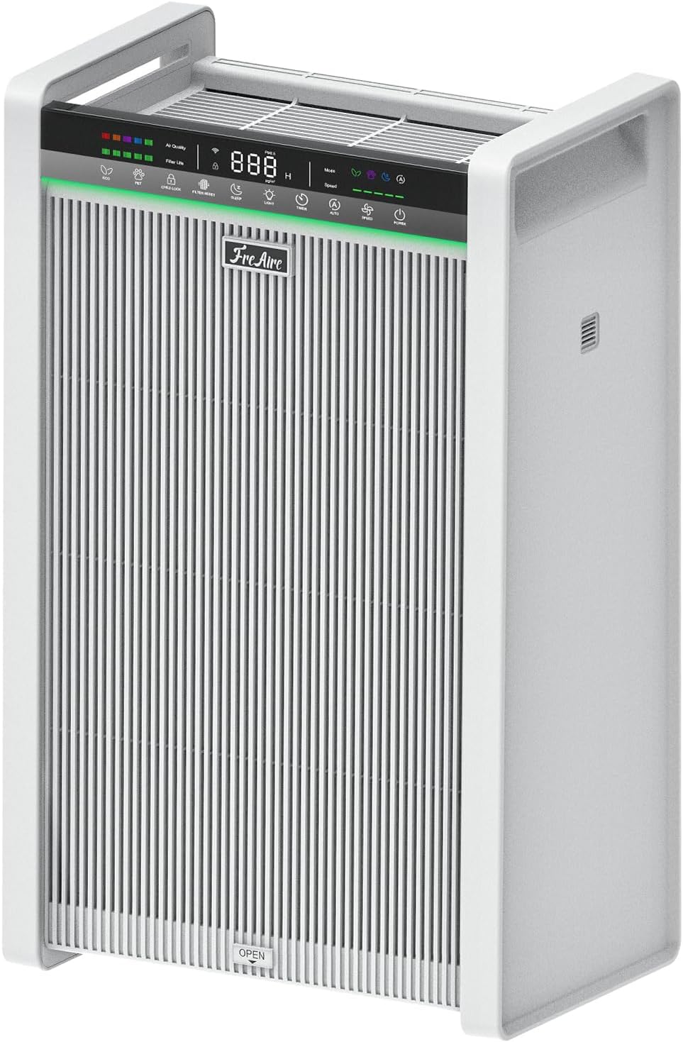 FreAire Air Purifiers for Home Large Room Up to 3,850 Ft², HEPA Air Purifier with Air Quality Monitor, Auto/Sleep/Pet Modes, Washable Pre-Filter for Bedroom & Home Pets