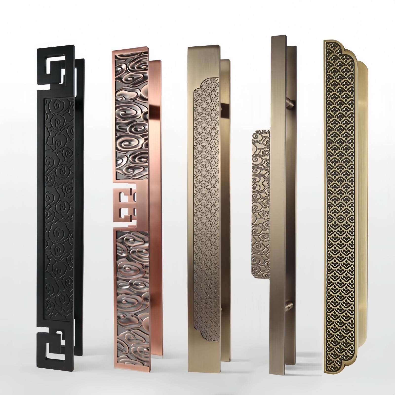 Poignée de porte haut de gamme en alliage d'aluminium design moderne