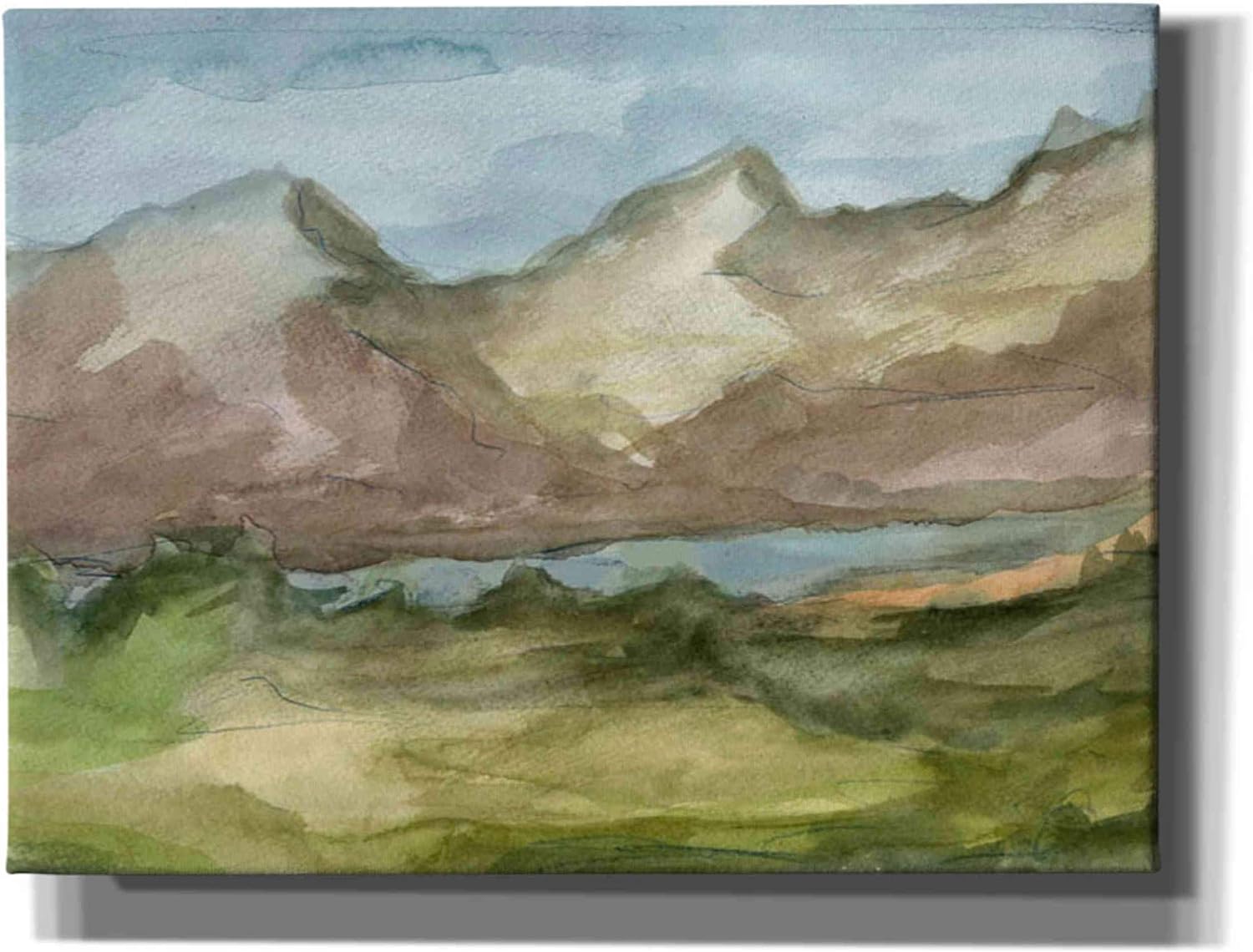 Epic Graffiti 'Plein Air Landscape II' by Ethan Harper Canvas Wall Art, 16"x12"