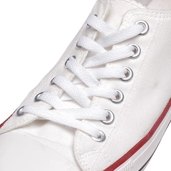 CCSOFTIME Flat Shoe Laces for Trainers Converse Air Force 1,Replacement Sneaker Laces for Sport Shoes,Casual Shoe,Durable Shoelaces for Kids Adult Men and Women,Multi Color and Length - 2