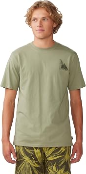 قميص رجالي من Mountain Hardwear بشعار Plus M وأكمام قصيرة