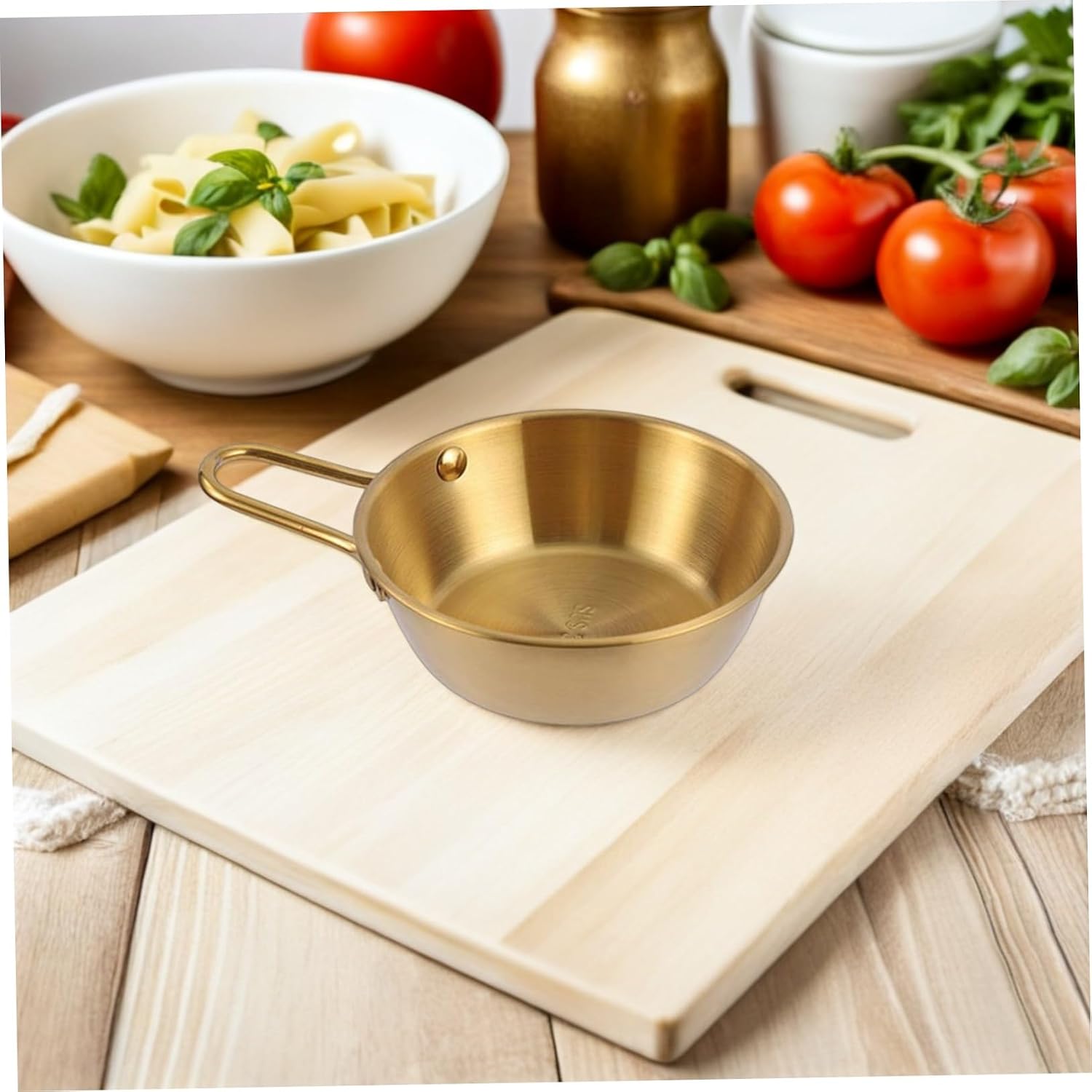 Healifty 3 Piece Stainless Steel Korean Wine Bowls with Handle for Dining image 5