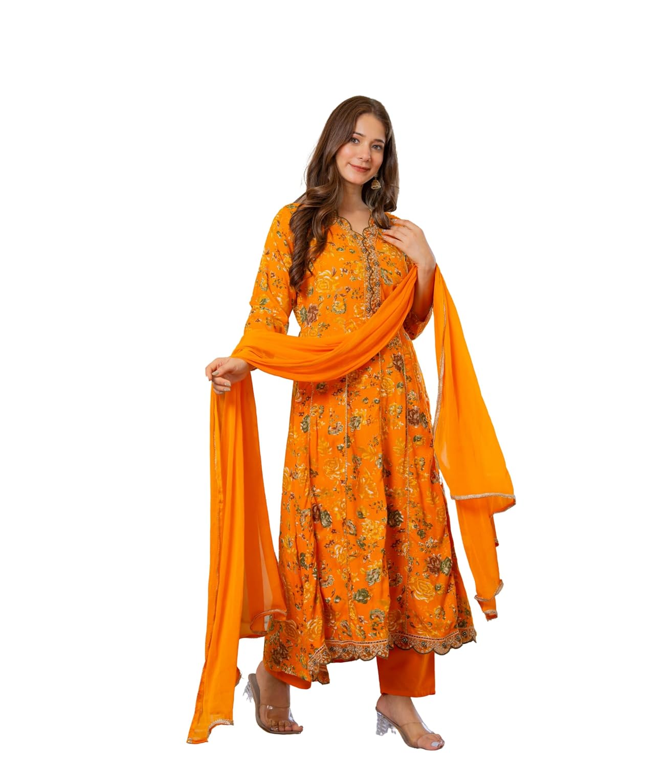 MANHAREE | Women’s Rayon Kurta with Pant & Dupatta Set MANHAREE | Women’s Rayon Kurta with Pant & Dupatta Set