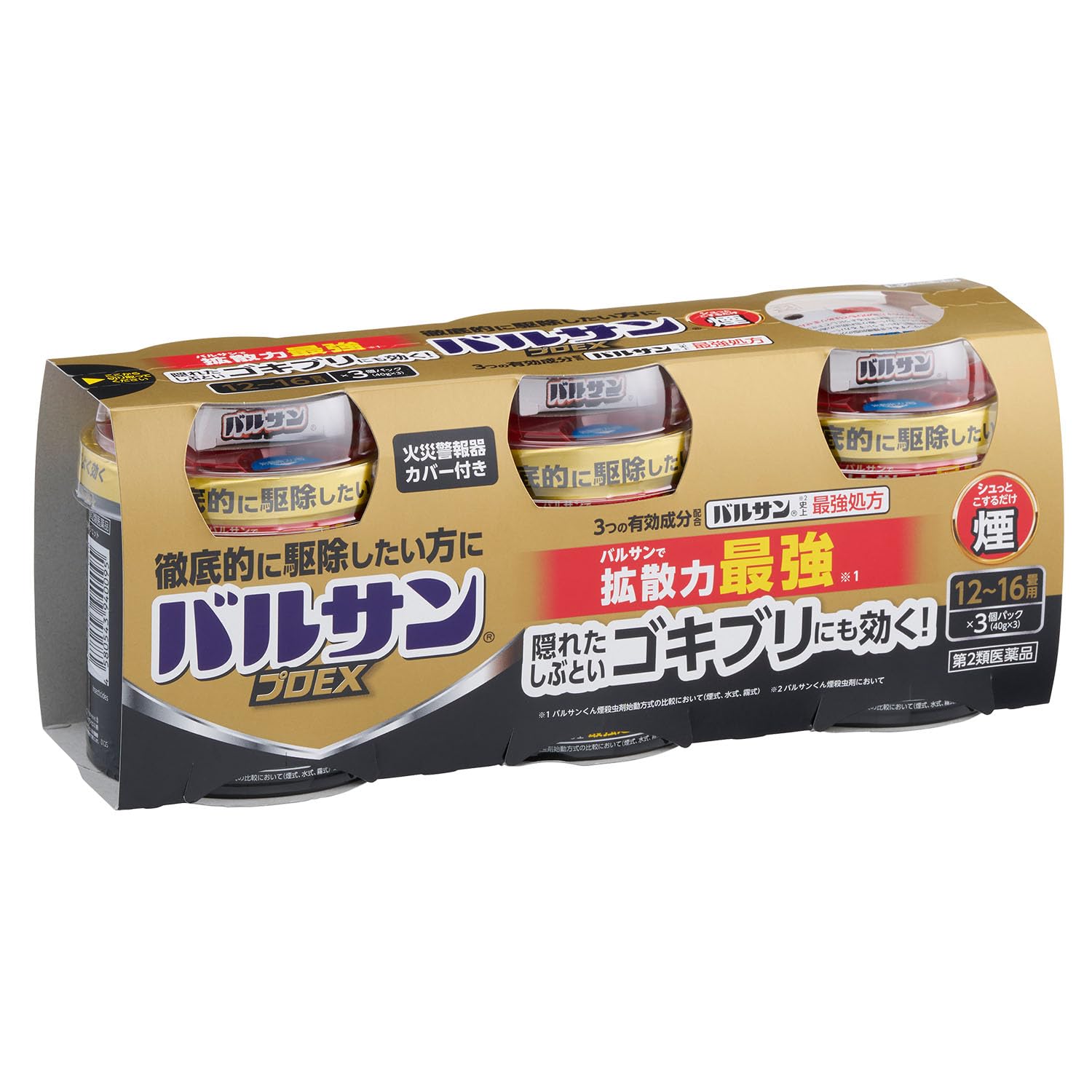 【第2類医薬品】バルサンプロEX 12~16畳用 40g×3商品画像
