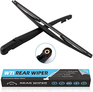 WTI Rear Wiper Arm Blade Set Compatible With Honda Pilot 2003-2008 SUV Rear Windshield Window Wiper Kits Assembly New Replacement Accessories Parts Fit 76720S9VA01 76740S9VA01