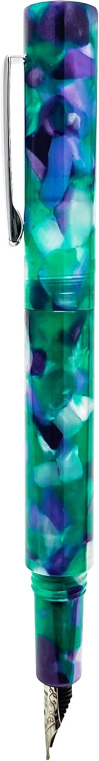 Monteverde MVP Fountain Pen, Green Marble - M