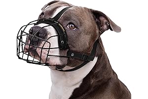 BRONZEDOG Pitbull Dog Muzzle: Best for Biting, Chewing, and Barking
