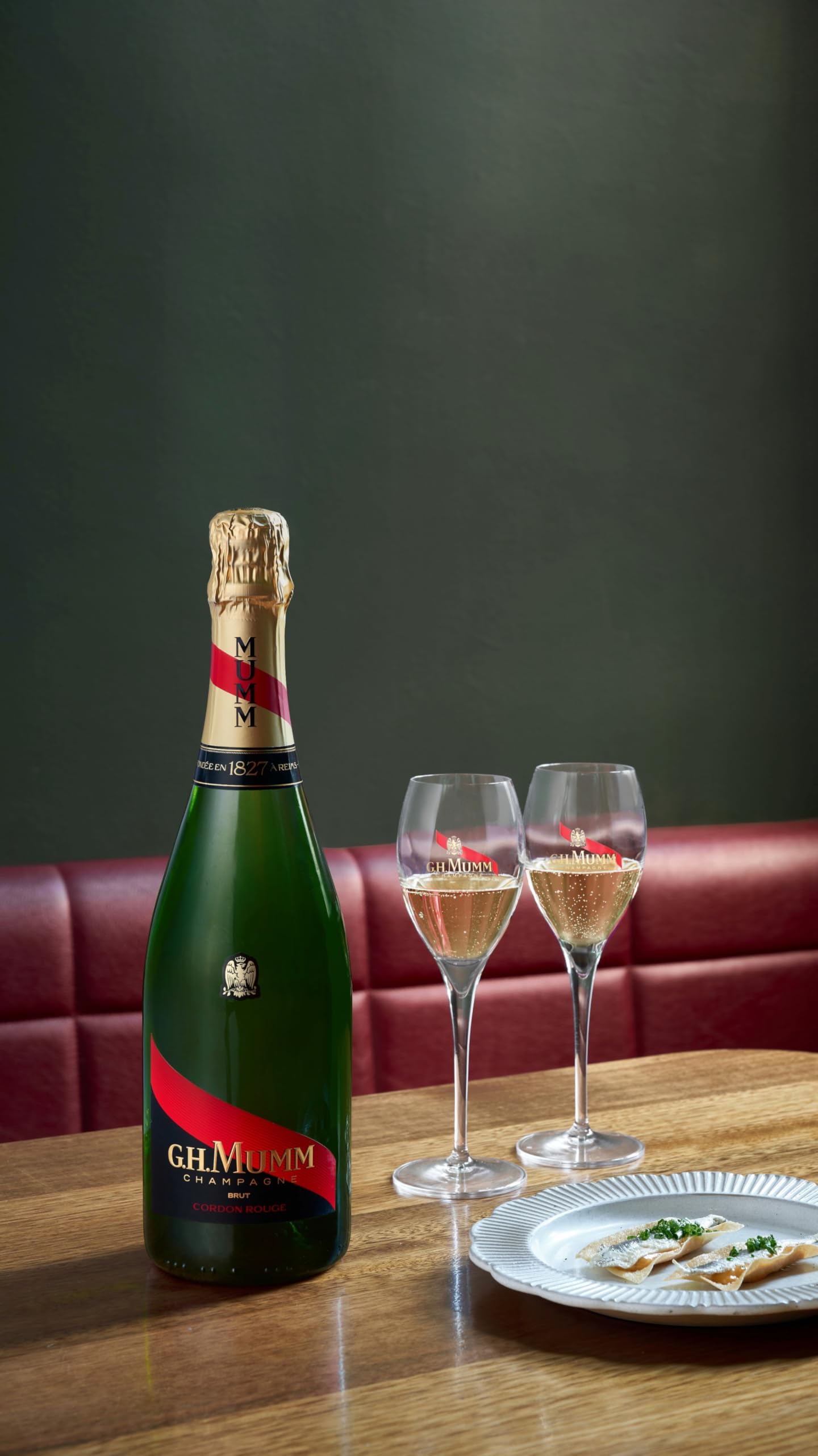 Mumm Grand Cordon Brut Champagne - 750ml, el embalaje puede variar