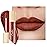 Oulac Matte Liquid Red Lipstick for Women, Orange Tone Red Long Lasting Lipstick, Waterproof Lip Stain, No Transfer, Creamy High Pigmented Formula with Vitamin E, Vegan & Cruelty-Free M21