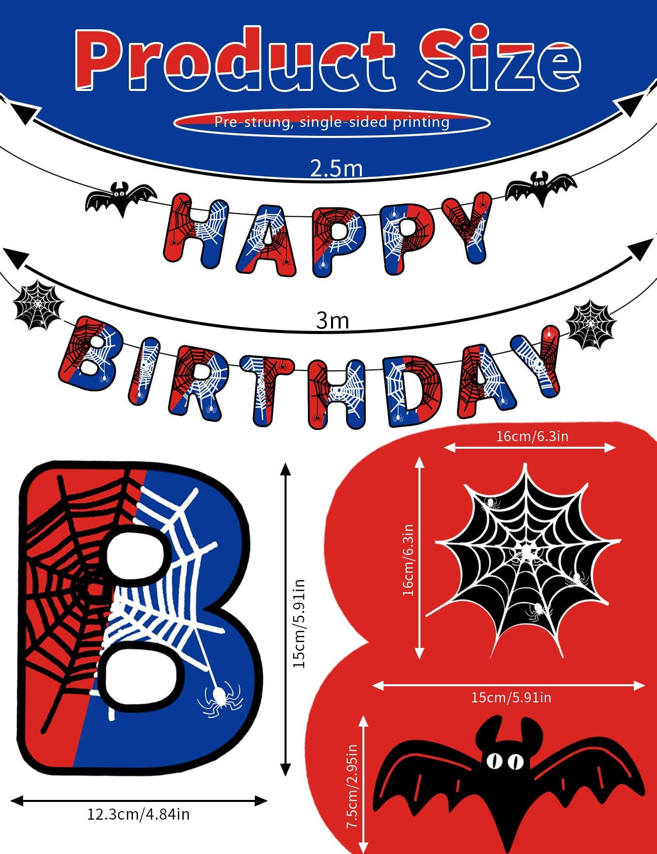 Happy Birthday Banner, Cute Boom Bang Birthday Banner Girl...