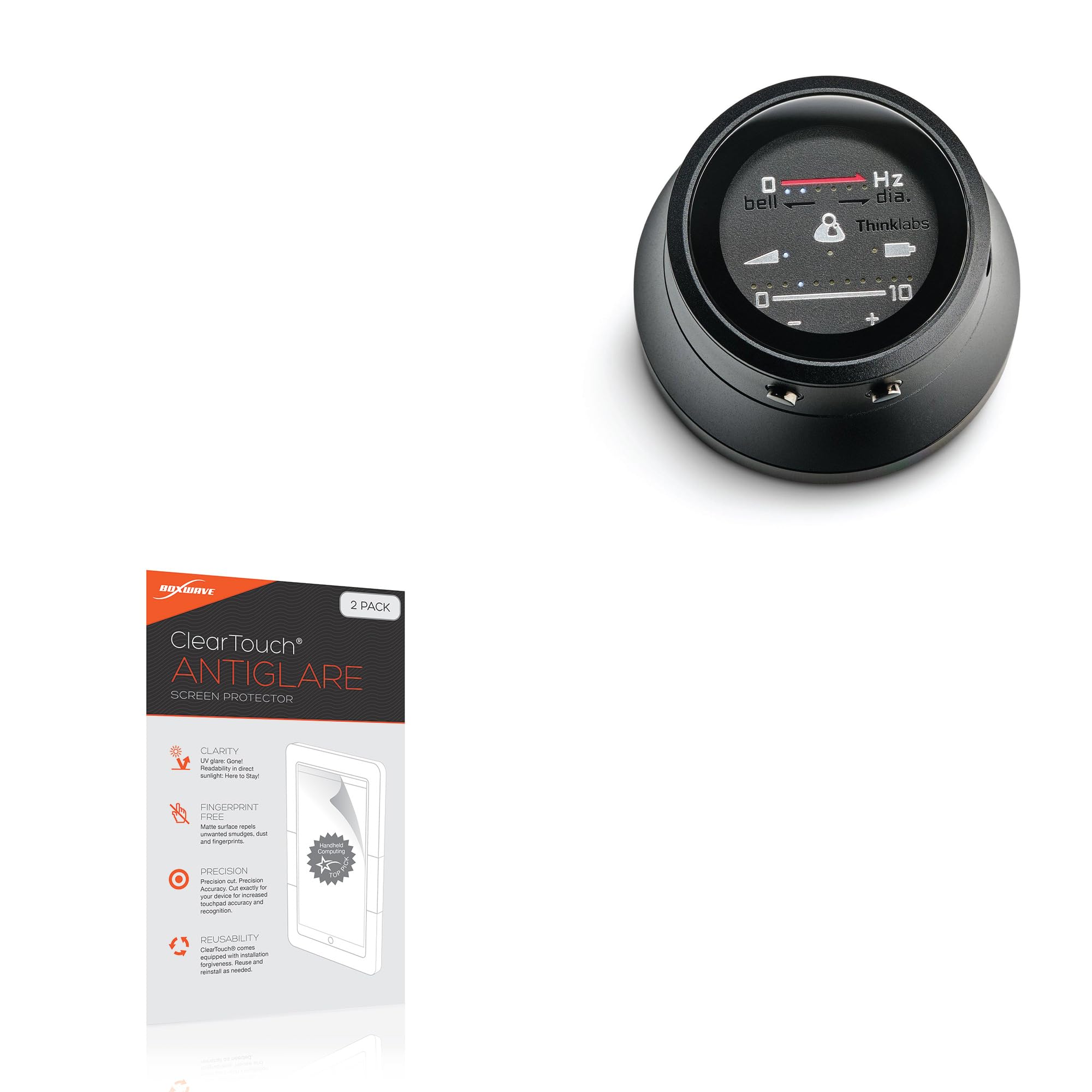 BoxWave Screen Protector Compatible with ThinkLabs One Digital Stethoscope - ClearTouch Anti-Glare (2-Pack), Anti-Fingerprint Matte Film Skin