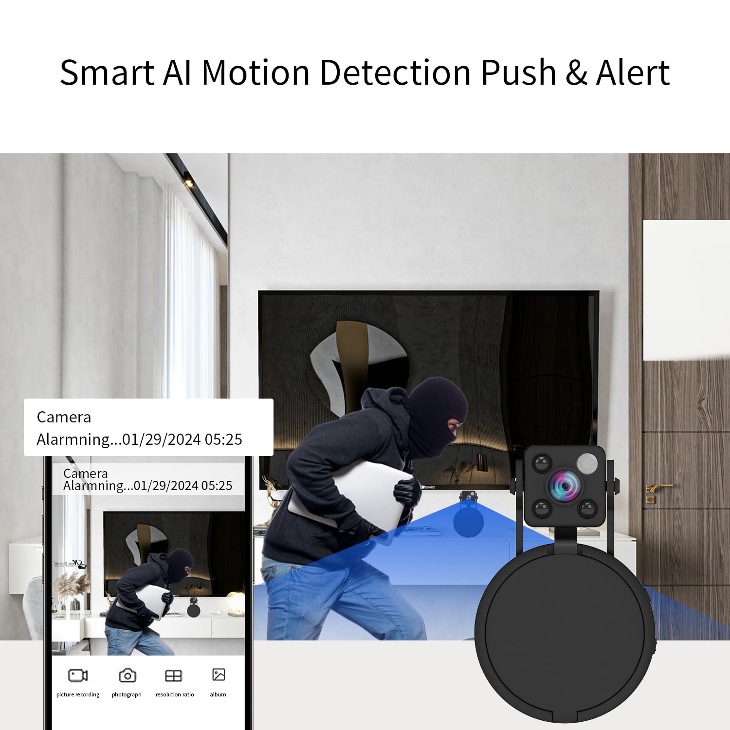 LIBREFLY Mini detectores de cámara espía oculta para seguridad del hogar, uso en interiores y exteriores
