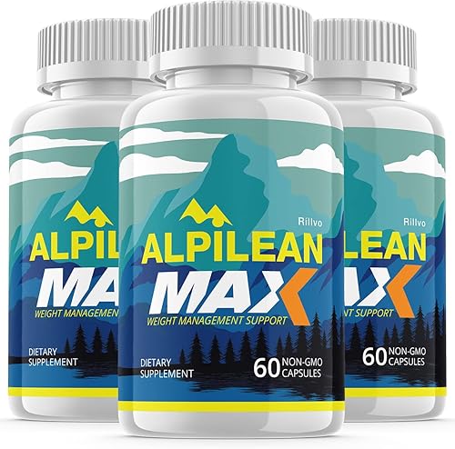 Paquete de 3 suplementos Alpilean Max fórmula avanzada (180 cápsulas)