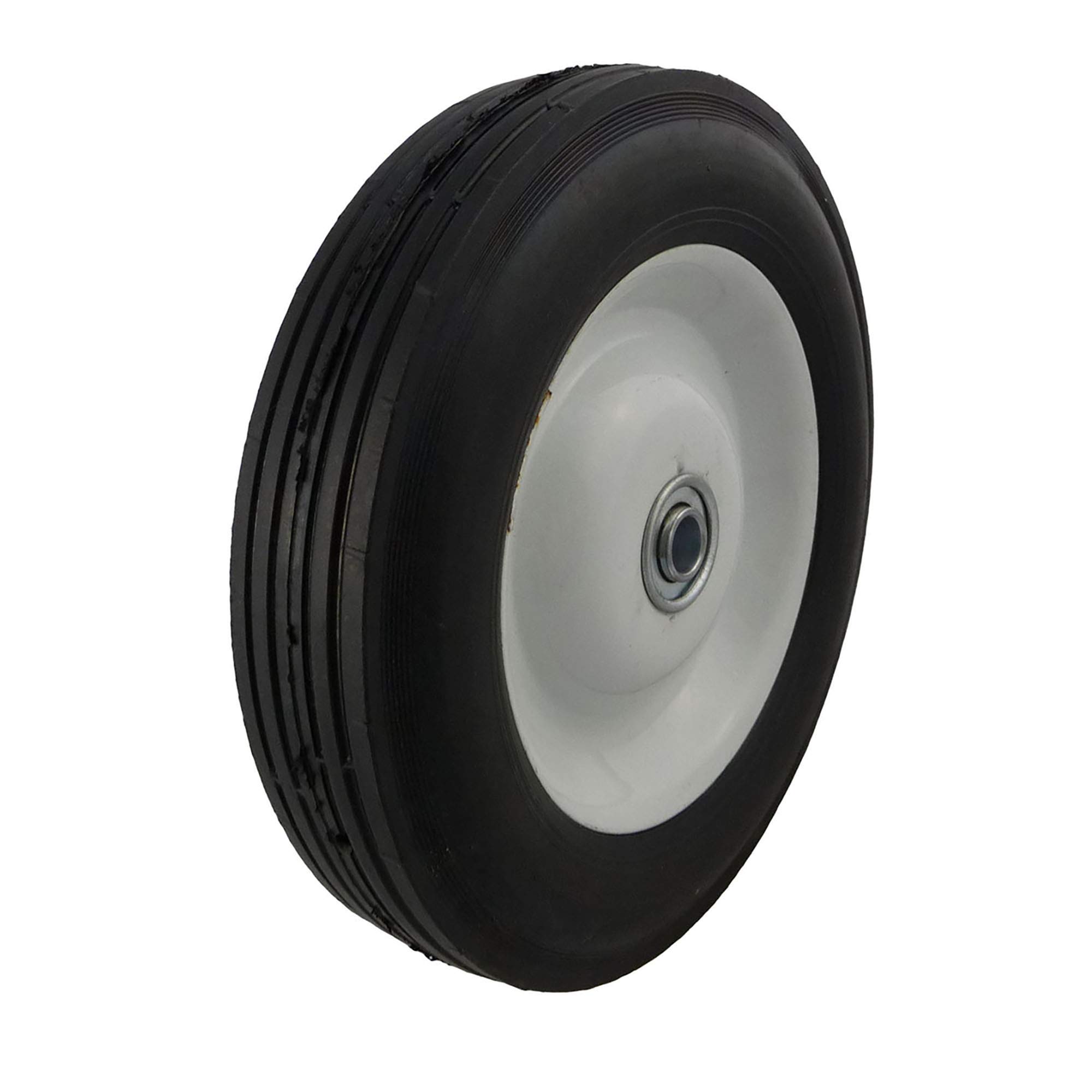 Marathon8x1.75 Semi-Pneumatic Tire on Wheel with Centered Hub