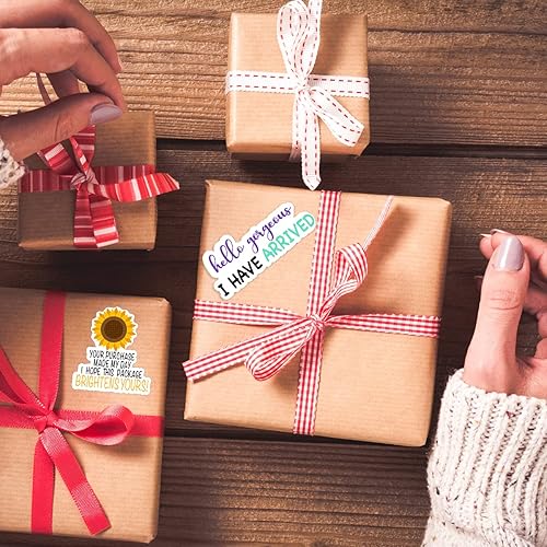 Miniatura 7 de Wailozco Hello Gorgeous - Calcomanías para pequeñas empresas, paquete de 500 unidades