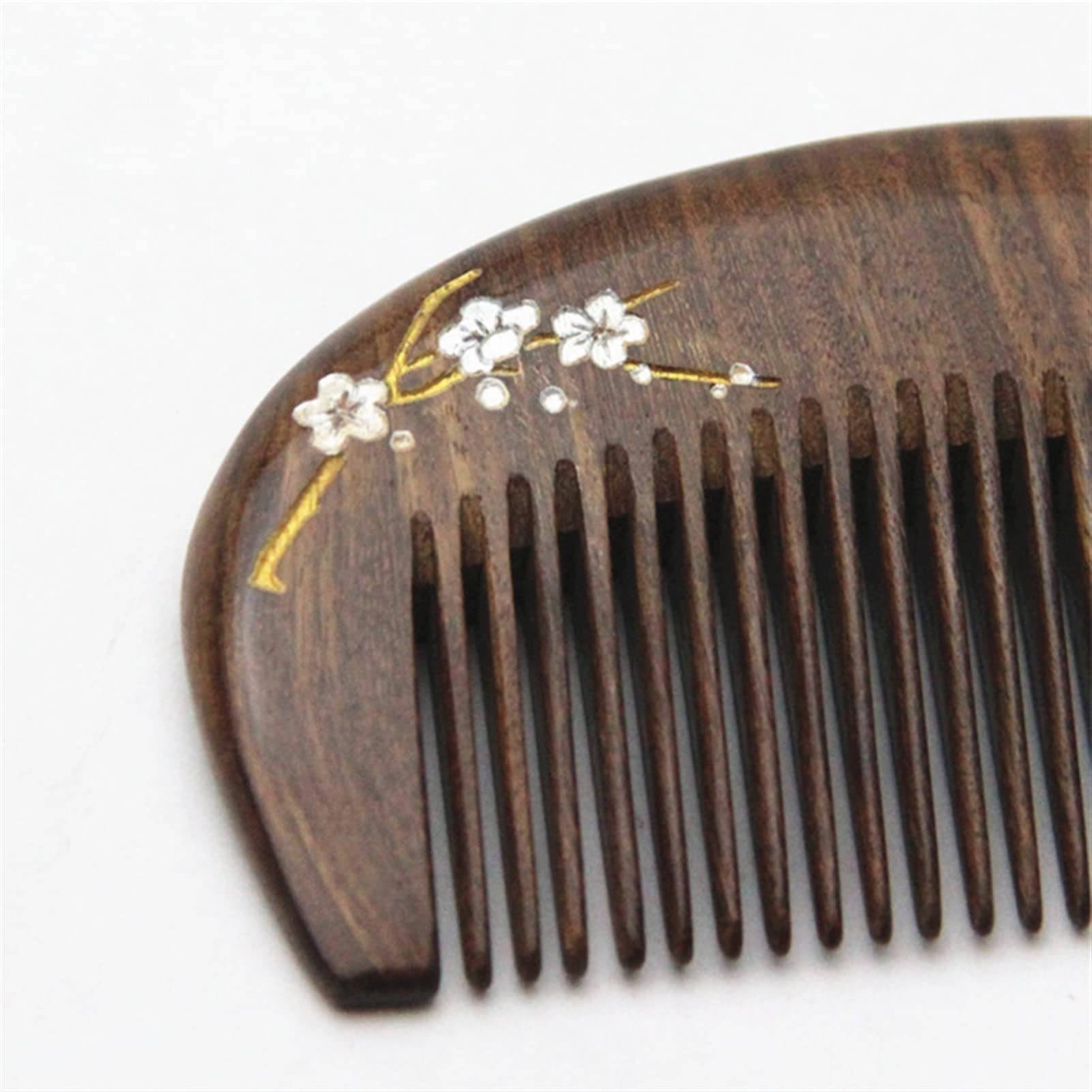 MRKU Peines para el Cabello, 1 Paquete, Peine de Madera, Peine de Bolsillo para la Cabeza, Peine de Masaje, Accesorios para peinar el Cabello para Mujeres y niñas, Cepillo para el Cabello