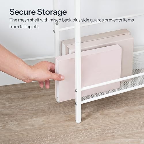 Miniatura 15 de HOOBRO Mesa auxiliar pequeña y estrecha con estación de carga, juego de 2, mesa auxiliar delgada para espacios pequeños, mesita de noche delgada con