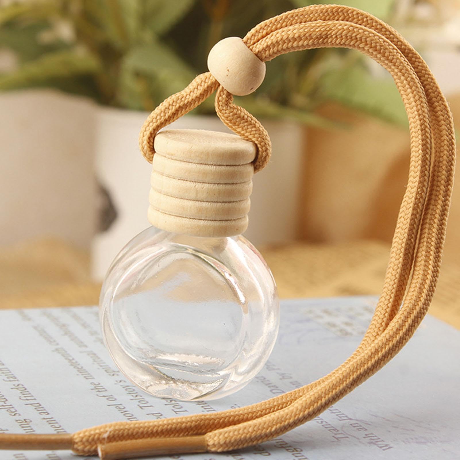 Diffusore per aromaterapia per auto in vetro sospeso - Deodorante per aria, bottiglia profumo auto