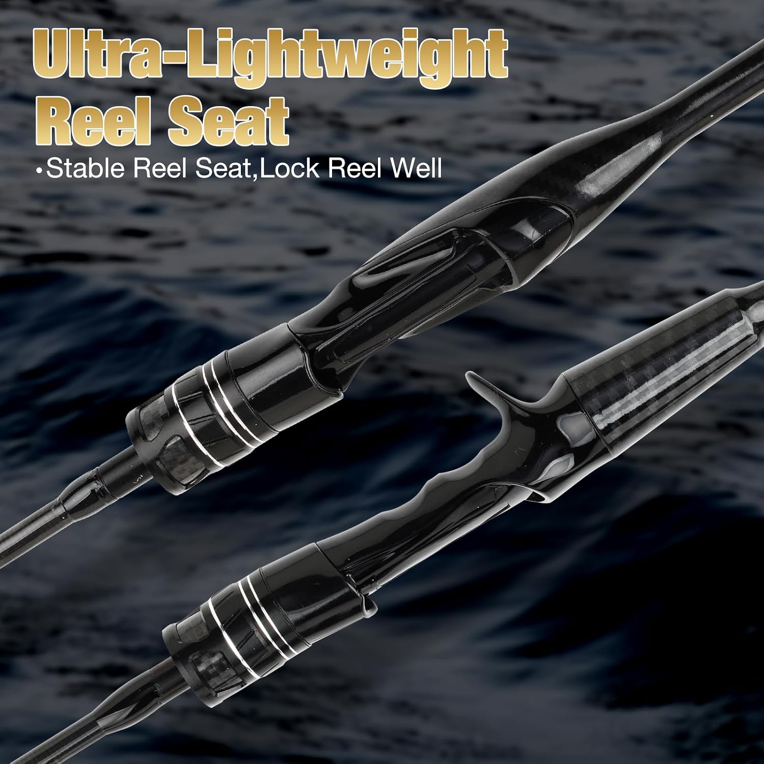 INSPIRON Ajing Spinning Fishing Rod 1.8m Lure 1-8g Line 2-8lb UL High-Strength Solid Carbon Fiber Tip Fast Action BFS Lure Fishing Casting Rod