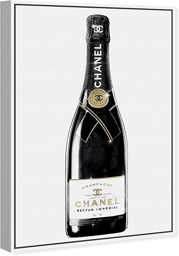 Miniatura 9 de The Oliver Gal Artist Co. Drinks and Spirits - Lienzo enmarcado para pared, diseño único de champán, 36 x 54 pulgadas, dorado, blanco