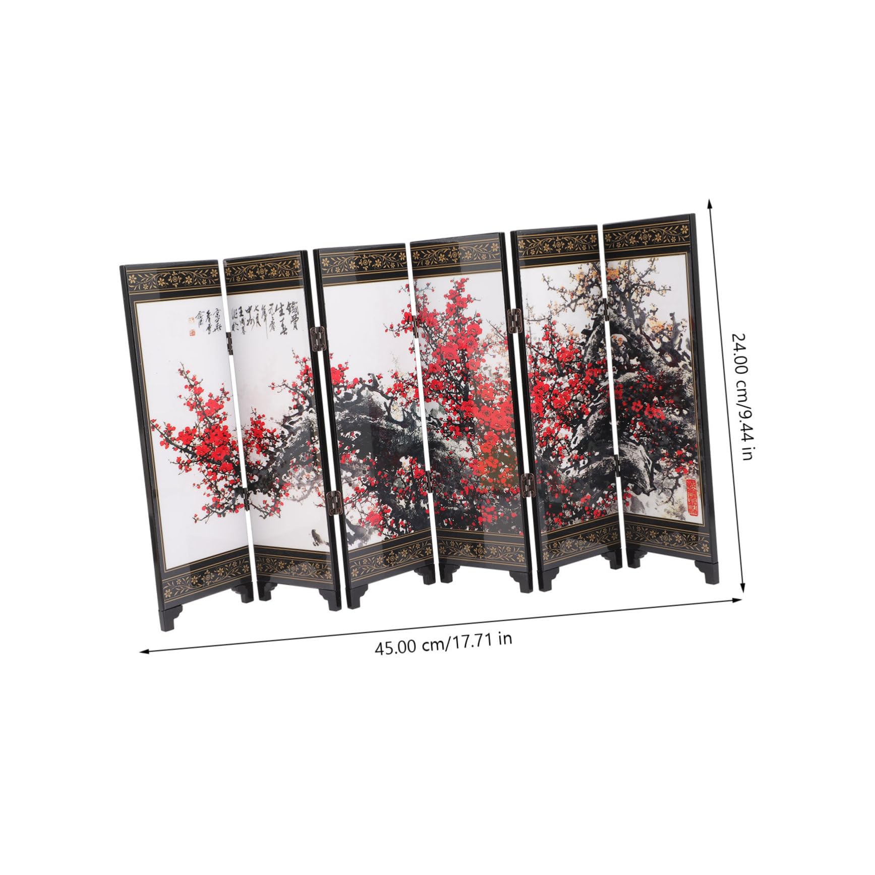 Paravento Ornamentale Sei Pannelli Decorazione Per Scrivania in Scena Fotografica Accessori Per Regalo Aziendale Mini Paravento Da
