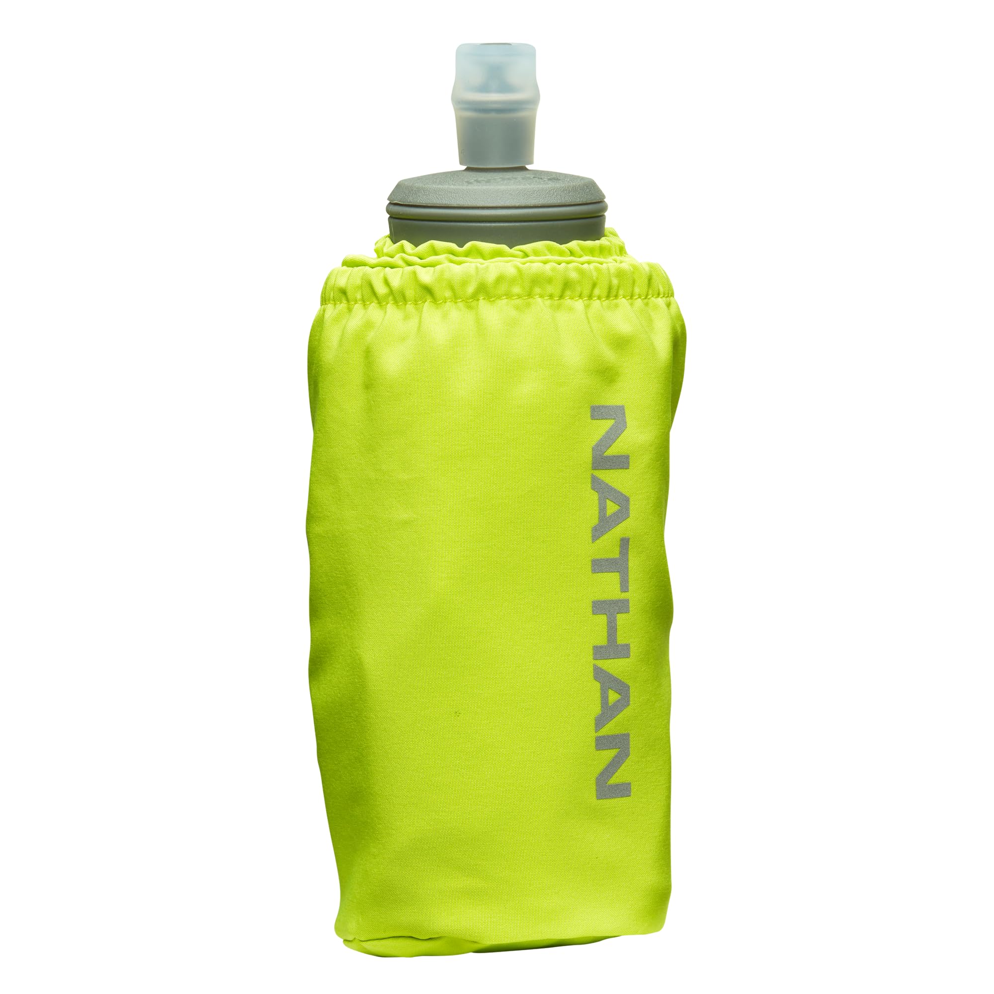 Nathan - Pinnacle 18oz Soft Flask Finish Lime/Reflective Silver OSFM
