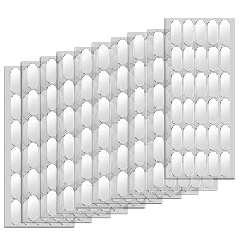 HuhuDo Double Sided Adhesive Pads Strong Sticky Glue Dots, Mounting Tape Heavy Duty Hang Picture Decor Poster Map, Clear Large Sticky tack Removable for Christmas Decoration 300