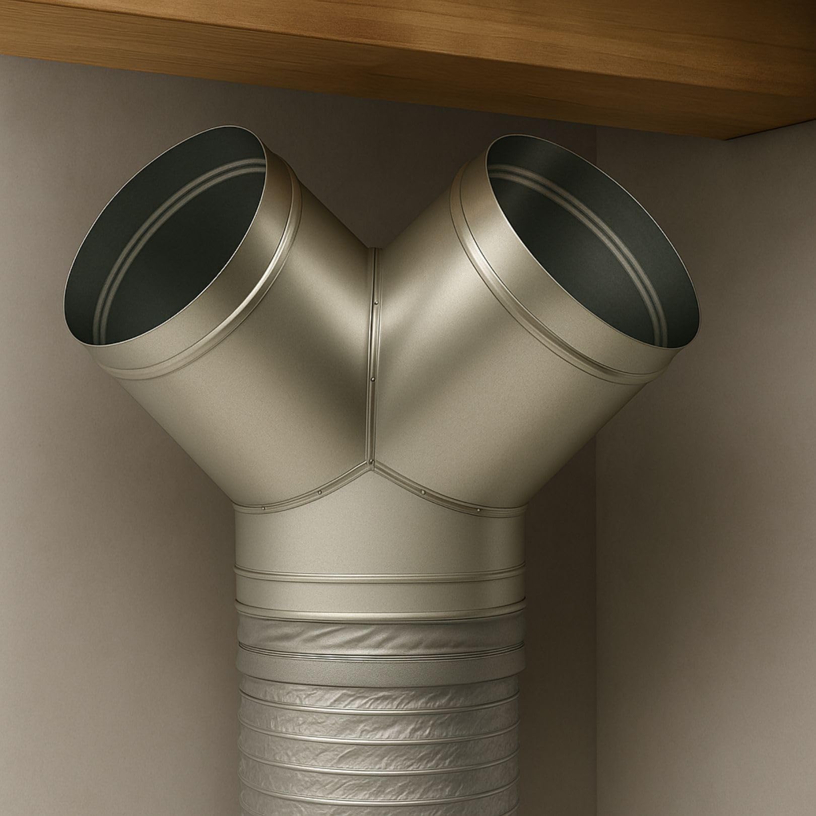 Weedness Connecteur Y 125 mm métal pour ventilateur de culture conduit filtre à charbon
