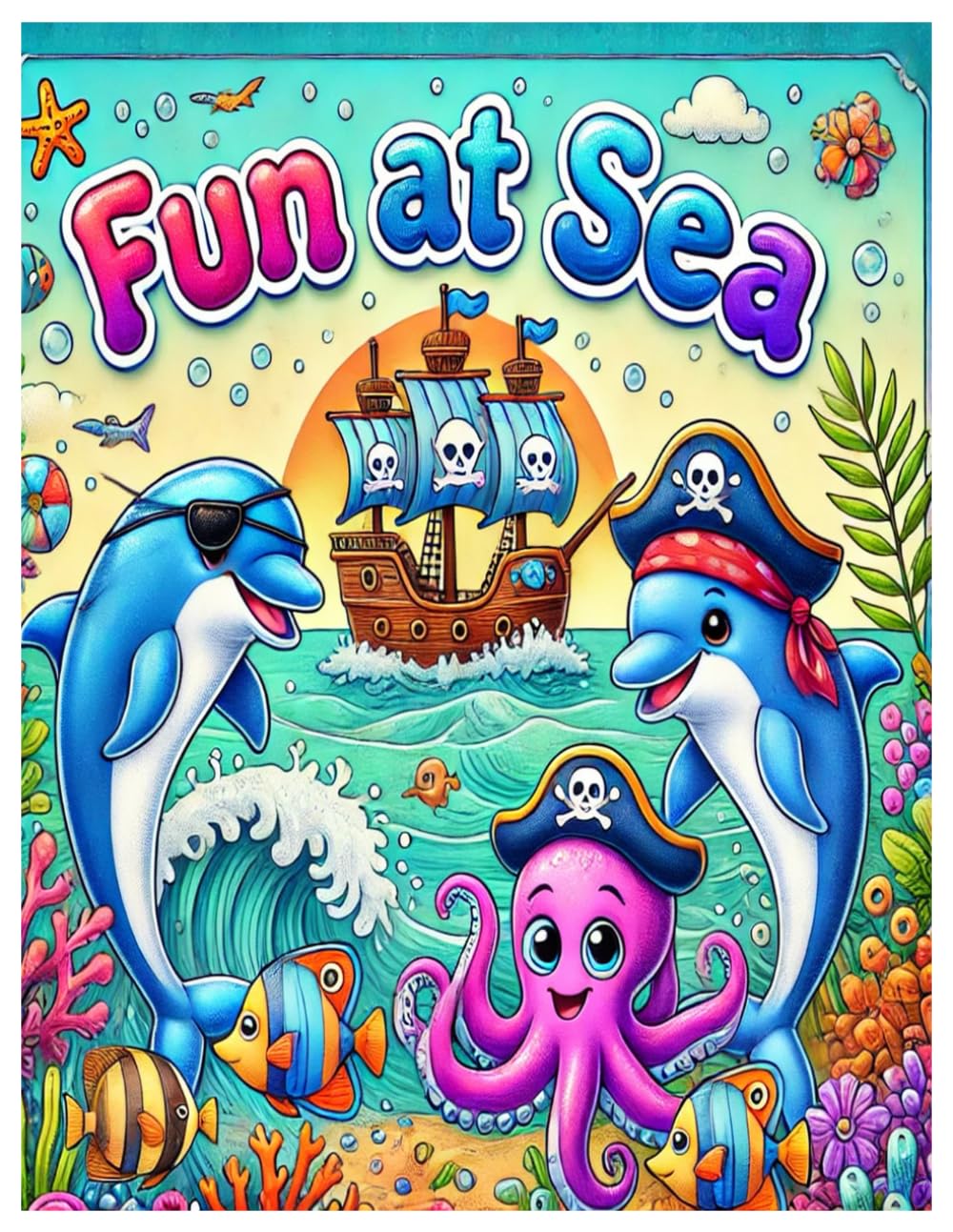 Fun at Sea: Color Sea life