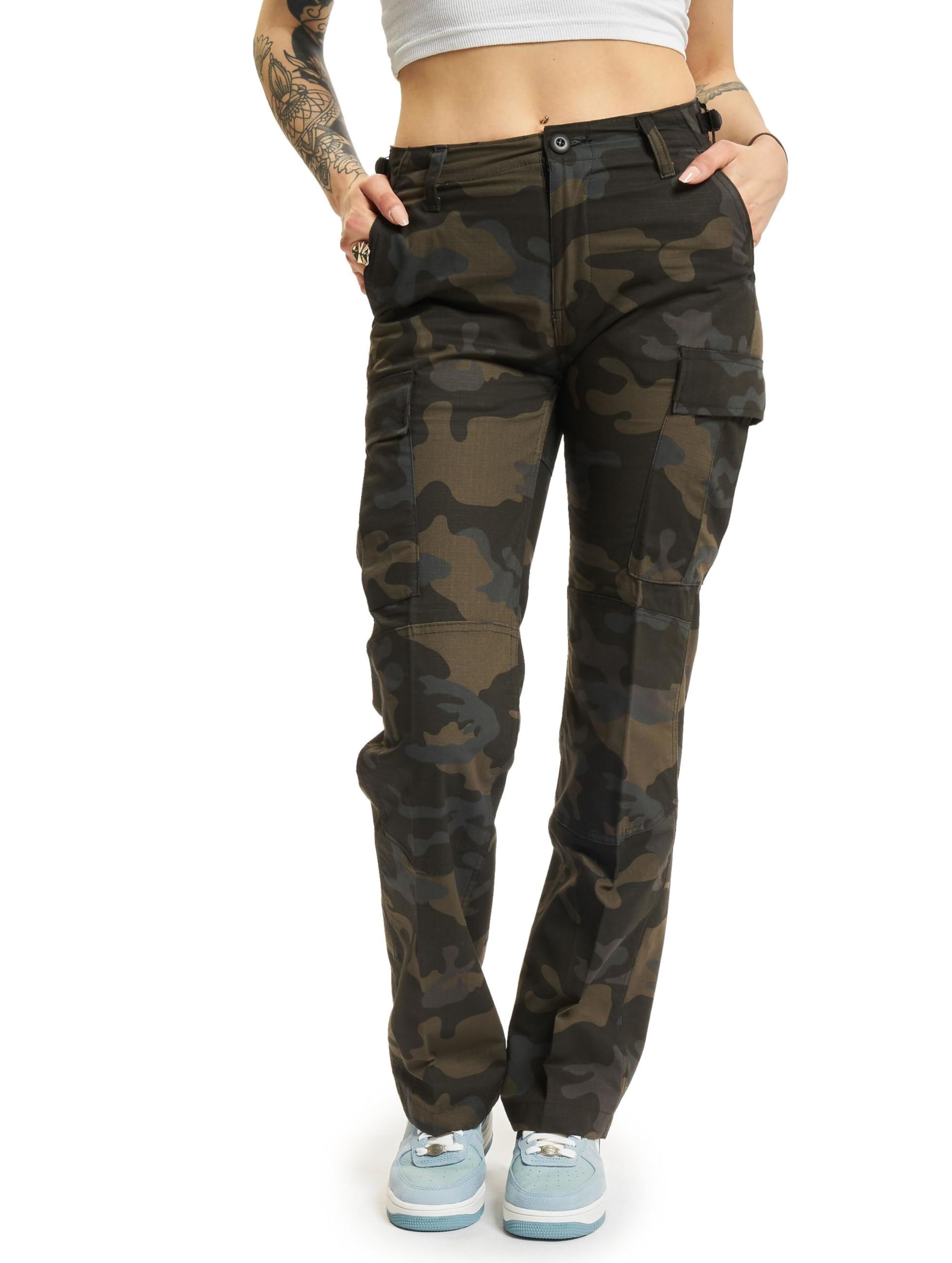 Brandit Ladies BDU Ripstop Trouser, dark camo, 28