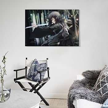 Amazon.co.jp: 40×60cm 鬼滅の刃 アートパネル アートフレーム 霞柱