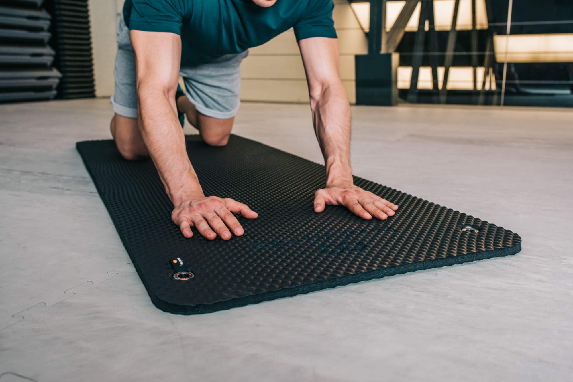 Materassino Pilates BOOTYMATS PRO - 180x60cm, Spessore 19mm, Extra Imbottito, Antiscivolo - Foto 12