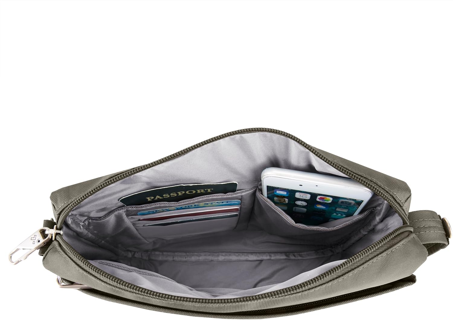 Travelon Anti-Theft Classic Small East/West Crossbody - Image 7