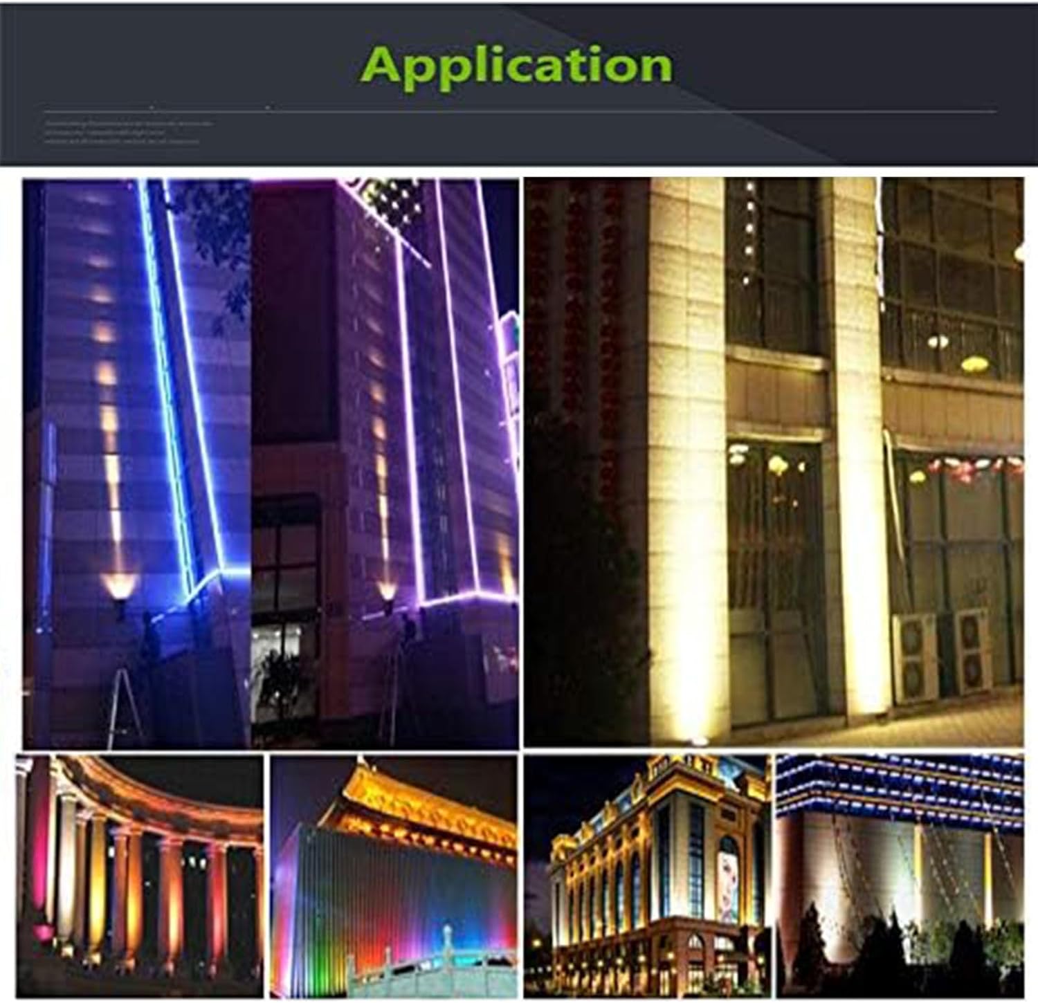 屋外 ライト - LEDビームスポットライト - 景観ライト、長距離ナロー