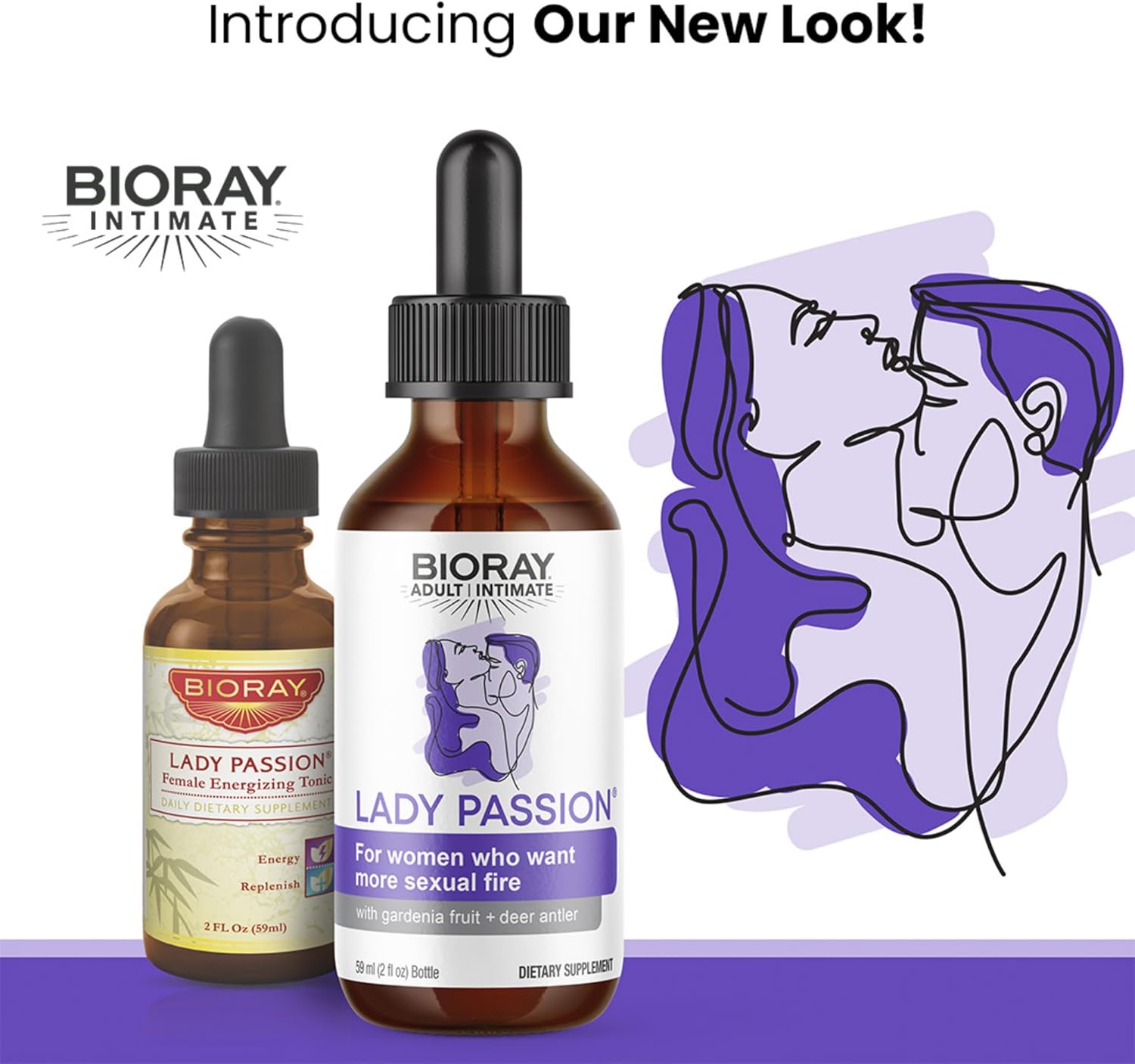 BIORAY Intimate Lady Passion - 2 fl oz - Female Energizing Tonic - Non-GMO, Gluten Free - Image 3