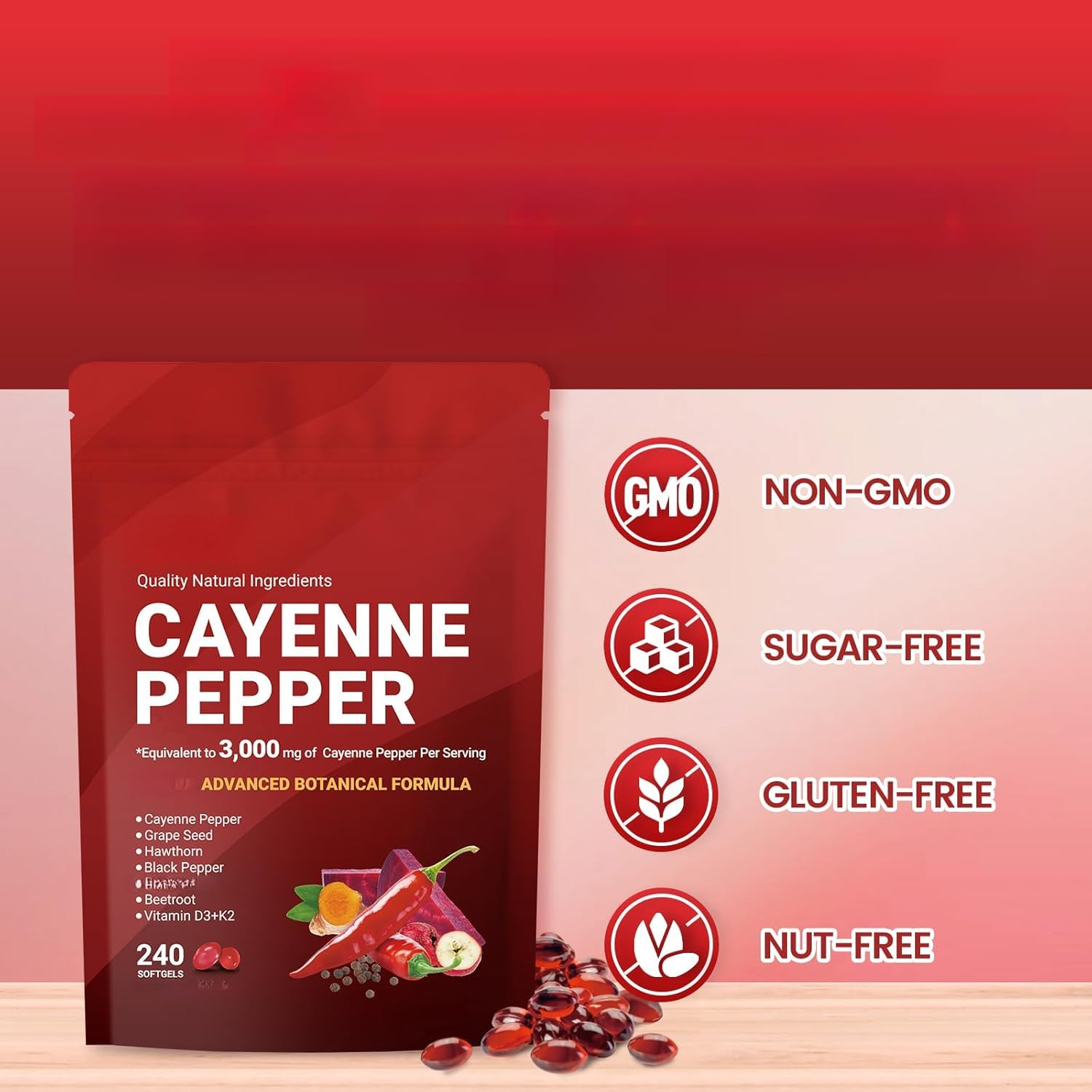 Chili Nutrients, fórmula natural y orgánica para ayudar a equilibrar y energizar el cuerpo, respaldar la salud general, sin OGM