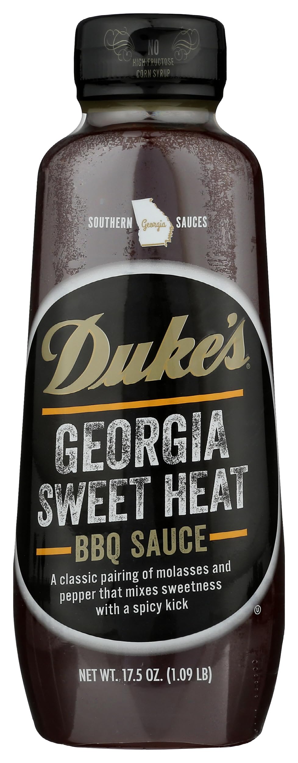 Duke's Georgia Sweet Heat BBQ Sauce, No High Fructose Corn Syrup, 17.5 Ounces (Pack Of 6)