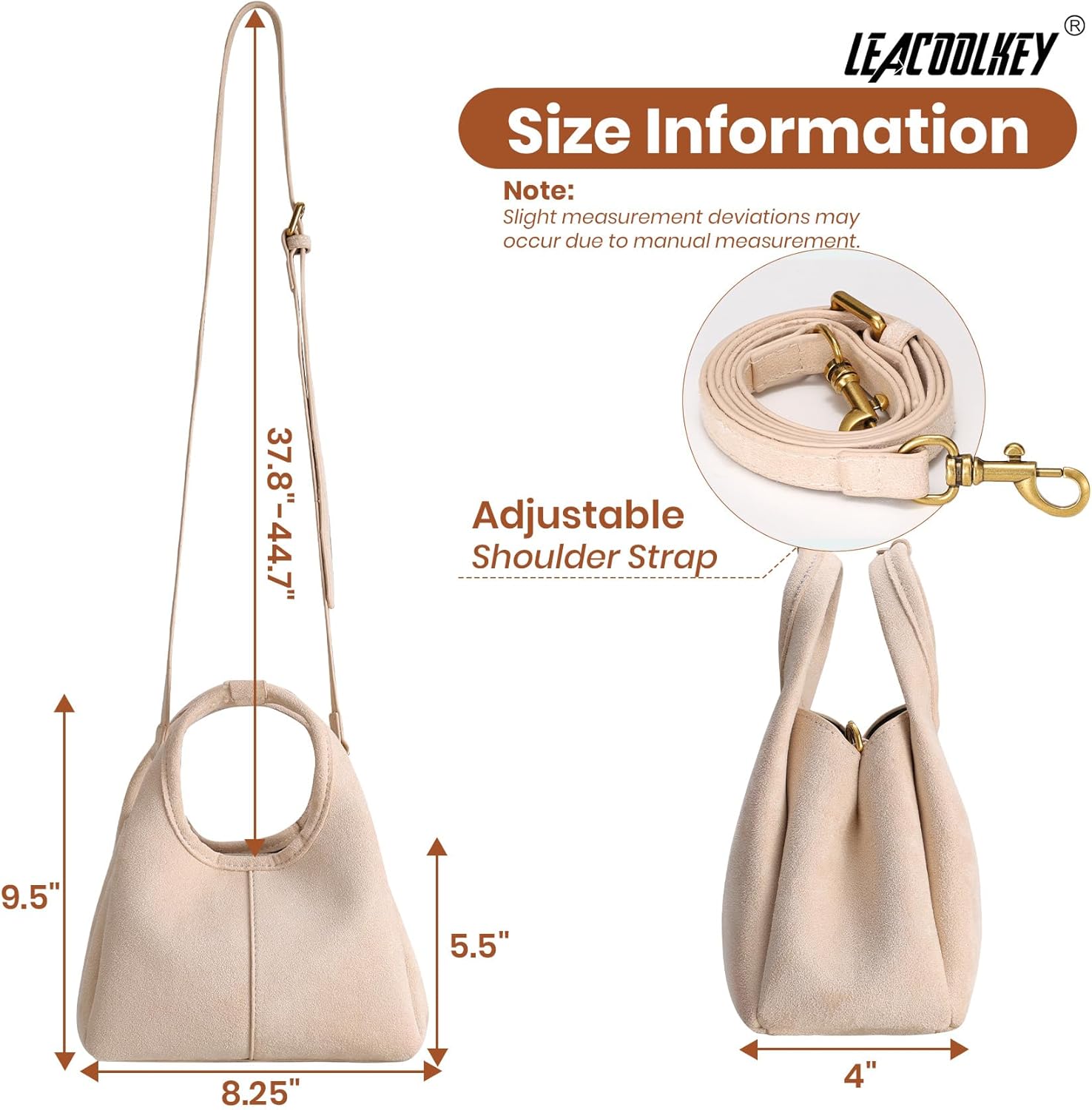 Women's Suede Bag Small Top Handle Handbag Satchel Purse for Women Trendy Designer Shoulder Handbag - Image 4