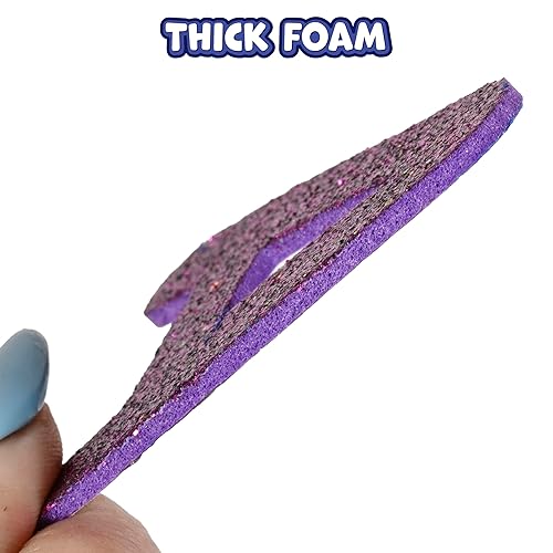 Miniatura 6 de READY 2 LEARN Calcomanías de espuma con purpurina - alfabeto - Paquete de 156 letras - Calcomanías autoadhesivas para niños - Calcomanías para