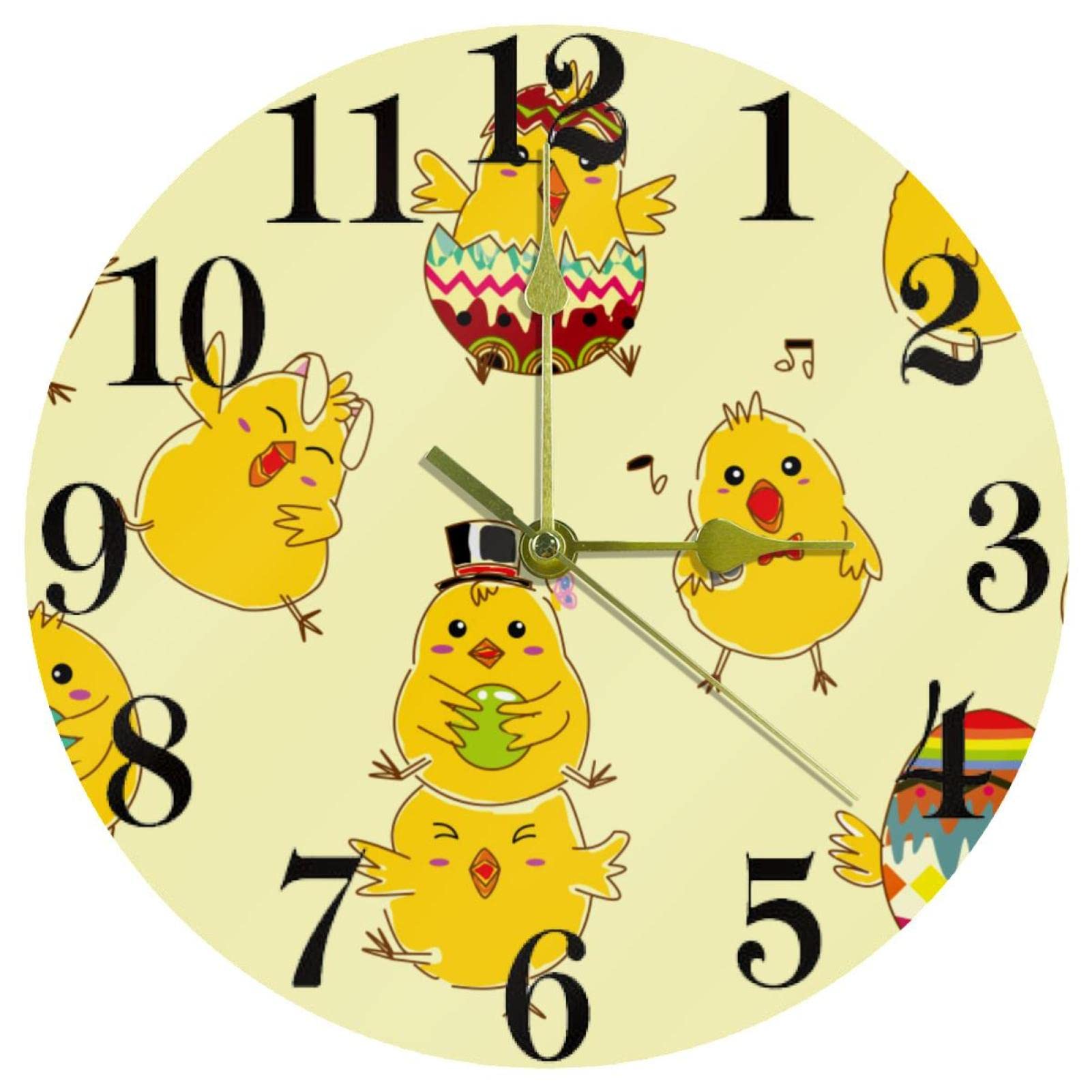 Horloge silencieuse sans tic-tac avec mouvement continu pour le bureau
