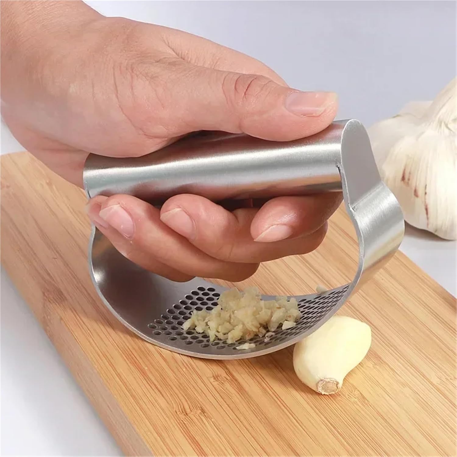 Garlic Press 6pcs Stainless Steel Garlic Press - Multi-function for Garlic/Ginger